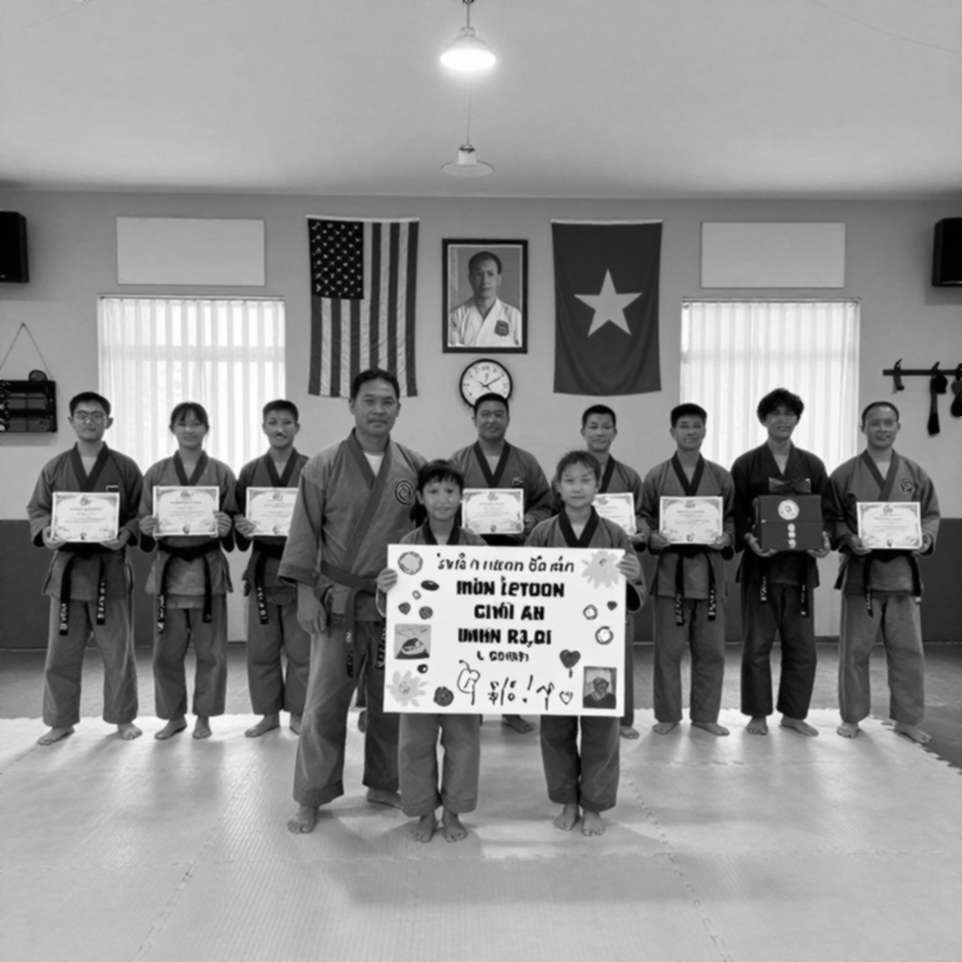 Kata đồng đội nữ Việt Nam ở Asiad 20: mười lăm lá cờ, ba lần 5-0, và bài học từ một án phạt trang phục